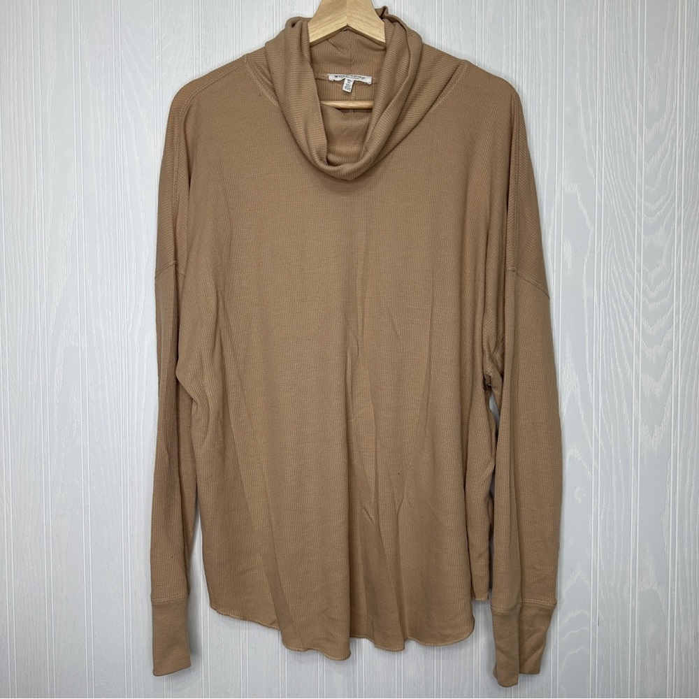 Workshop Republic Clothing Tan Turtleneck Shirt Size XXL